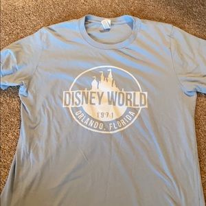 Disney World Logo Tee-Bella and canvas